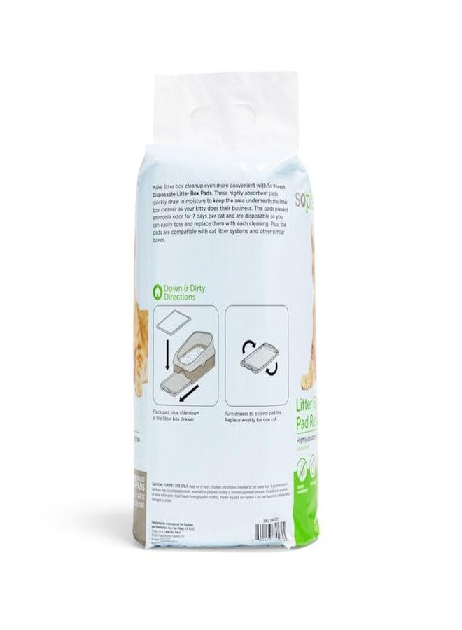 So Phresh Unscented Disposable Cat Litter Box Pads Count of 20 - Image 3