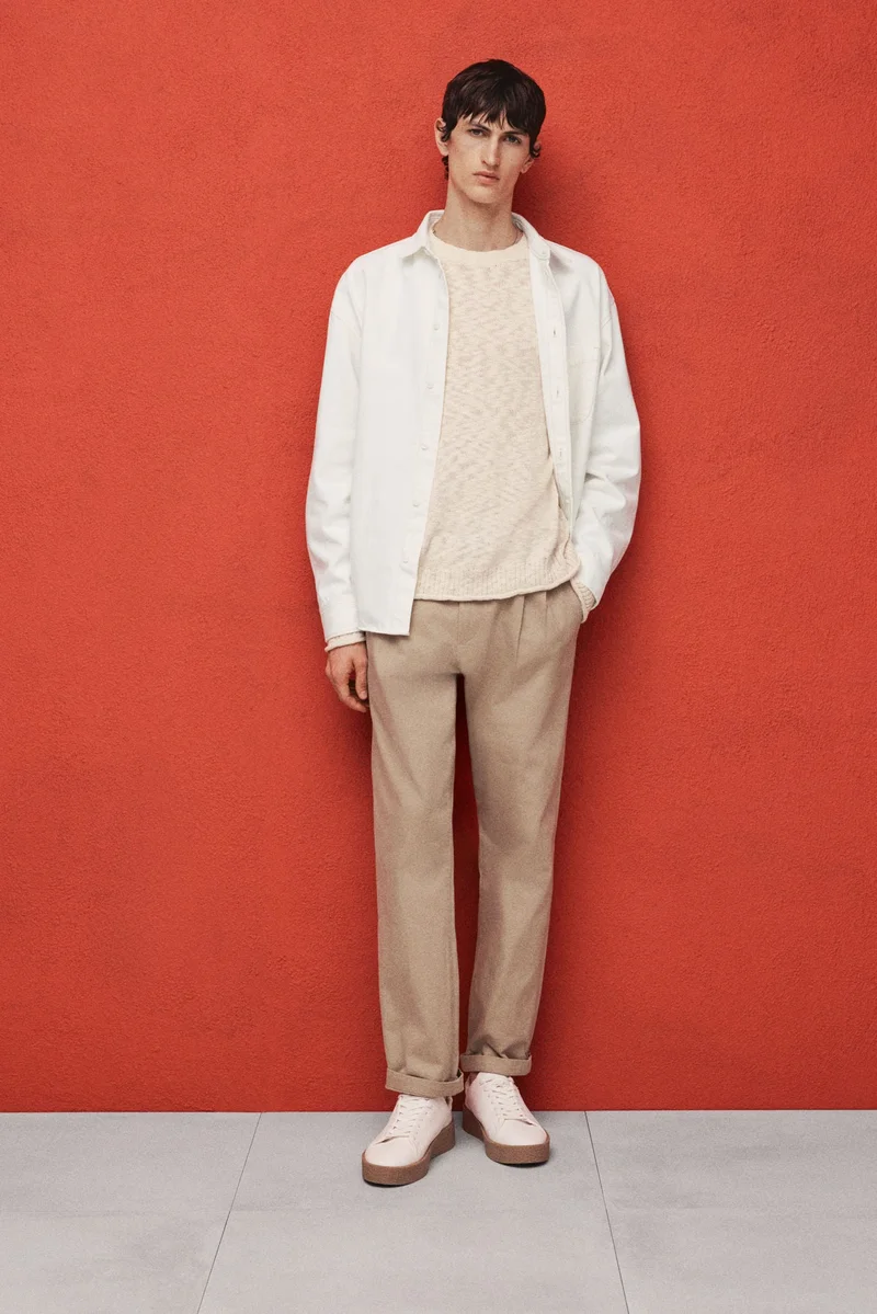 H&M Loose Fit Denim shirt