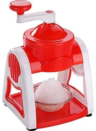 Generic Ice Crusher Manual Multifunction Portable Ice Slush Maker Home Snow Cone Smoothie Ice Block Making Machine Ice Shaver Gola Maker Machine  - Image 1