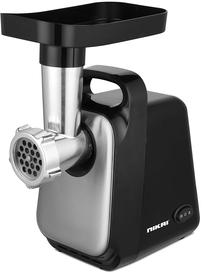 نيكاي مفرمة لحم بقوة 600 واط محرك قوي بوظيفة عكسية شفرات من الفولاذ المقاوم للصدأ Nmg707Ax