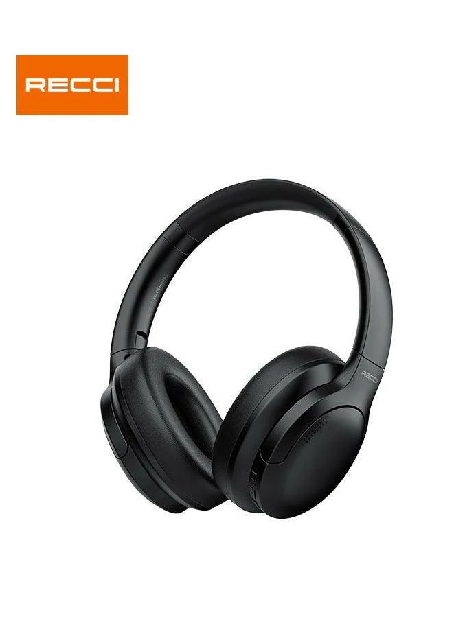 ريتشي سماعات ريسي REP-W59 بارون سيريز بلوتوث مع تقنية إلغاء الضوضاء النشط (ANC) 40dB، صوت عالي الدقة، تصميم قابل للطي وخفيف الوزن، بطارية 300 مللي أمبير، تقنية بلوتوث V5.3 – مثالية للاستماع الغامر، المكالمات، والرياضة  - Image 1