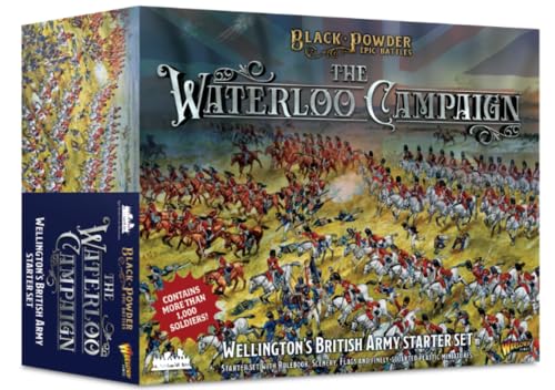Warlord Games Wargames Delivered Black Powder Epic Battles Waterloo Wellingtons British Army War Game  Role Playing Board Games for Adults 19th Century Strategic Wargaming Tabletop Military - Image 1