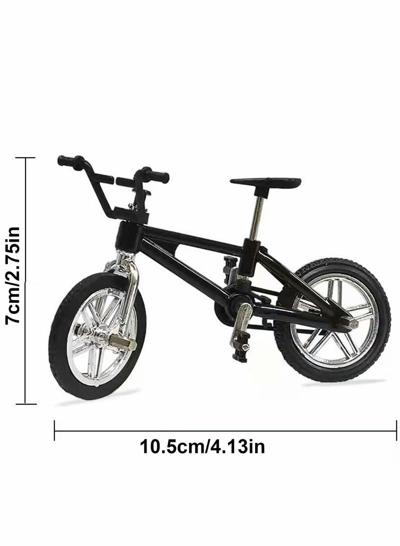 Captaintech Pieces Mini Finger Toys Set Skateboards for Kids Bikes Tiny Swing Board with Replacement Wheels and Tools Fingertip Movement Party Favors Ages 6 up - Image 3