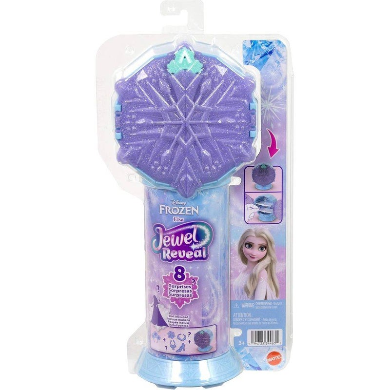 Disney Frozen Jewel Reveal Elsa Doll Playset (8 Surprises)