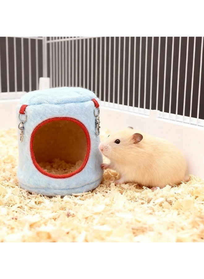 XFXINGFU Pet Hanging Hammock Bed - Soft Plush Warm Nest for Hamster, Rat, Chinchilla & Small Animals - Easy Hook Installation, Machine Washable Cage Accessory - Image 5