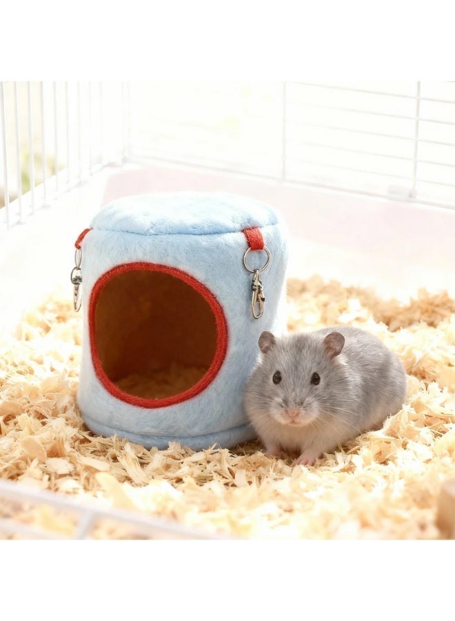 XFXINGFU Pet Hanging Hammock Bed - Soft Plush Warm Nest for Hamster, Rat, Chinchilla & Small Animals - Easy Hook Installation, Machine Washable Cage Accessory - Image 4