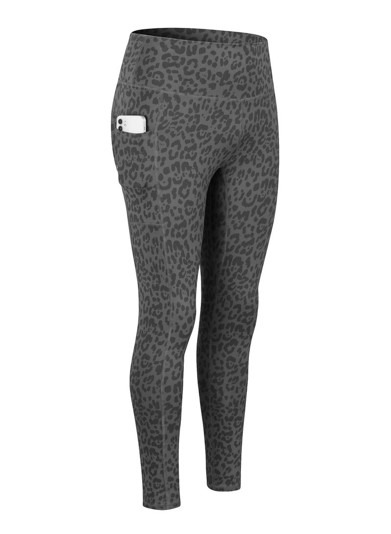 Loquat Women Quick Dry Breathable Elastic Pants Grey - Image 1