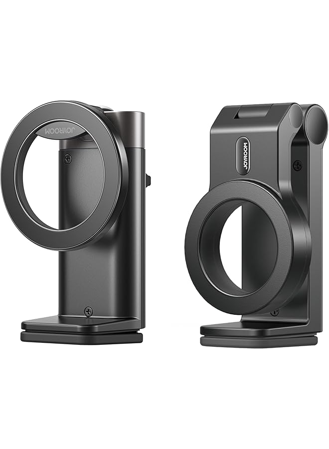 كاست ويف حامل هاتف على متن الطائرة، أساسيات السفر، كرة معدنية دوارة 360 درجة وتيتانيوم لملحقات السفر على متن الطائرة من ماج سيف، حامل هاتف عالمي للسفر، ضروري للسفر لهاتف آيفون 15 برو ماكس - Image 1