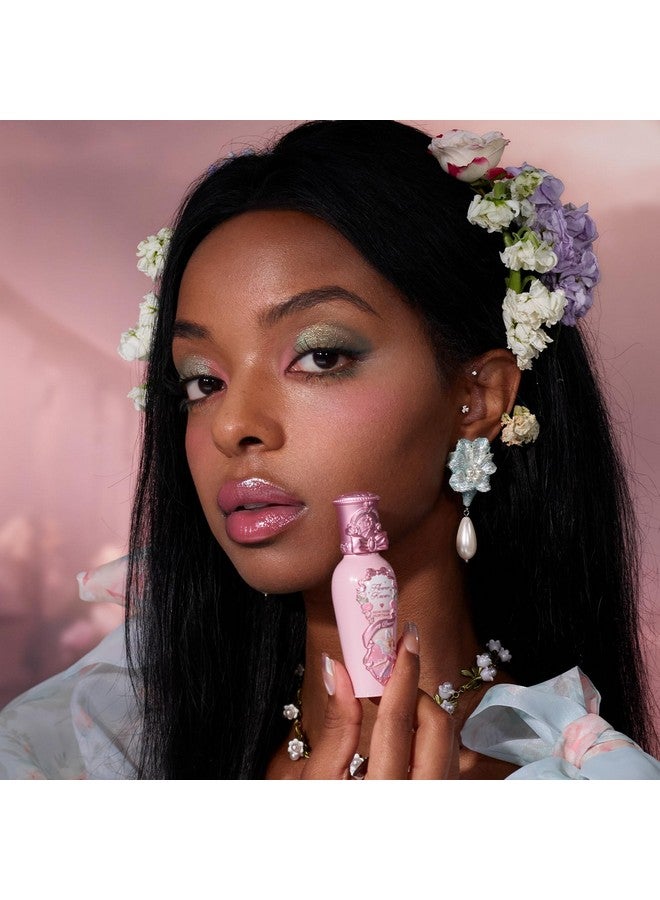 فلاور نوز ملمع شفاه "فلاور نوز ميدسامر فيريتيلز" - طلاء شفاه مرطب لامع - زيت شفاه ملون مرطب للبنات والنساء - نباتي وخالٍ من القسوة - 0.17 أونصة سائلة (G05 فريزيا) - Image 4