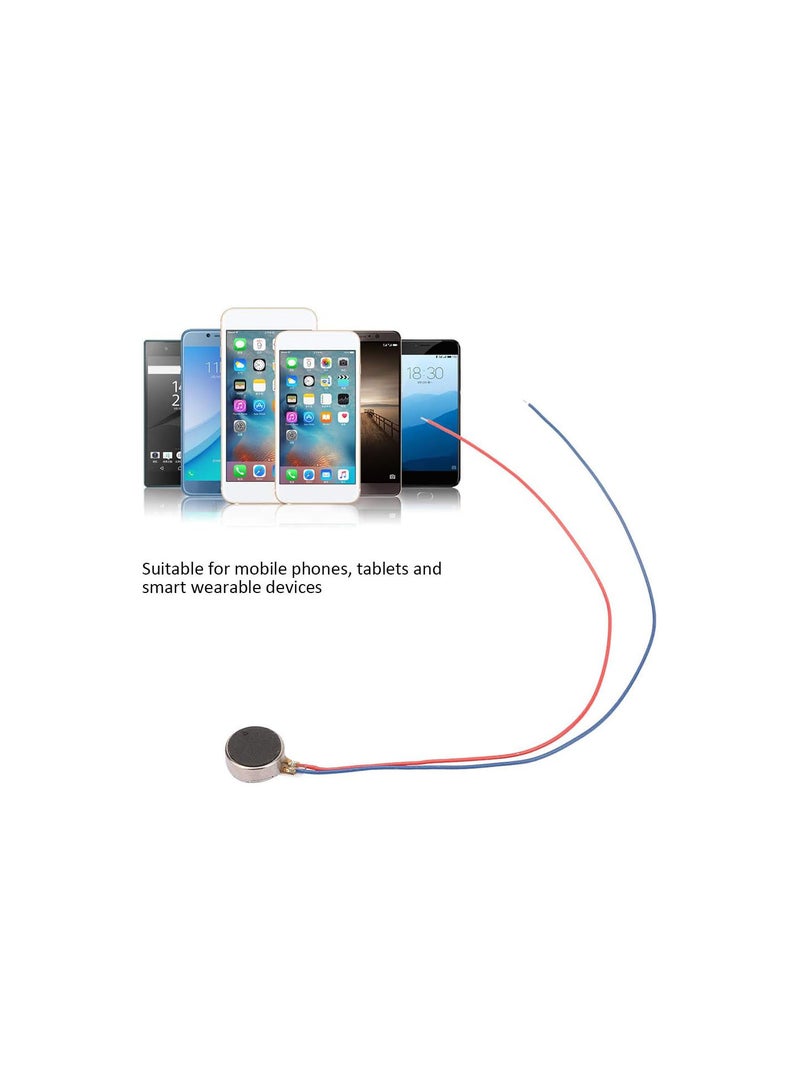 GGOOT 5pcs DC3V Brushed Flat Vibration Motor 12000rpm for Mobile Cell Phone Tablet 8x3mm  - Image 4