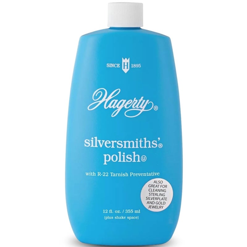 HAGERTY W. J. Hagerty Hagerty 10120 Silversmiths' Silver Polish, 12 Ounces, 12 Fl Oz (Pack of 1), Blue - Image 1