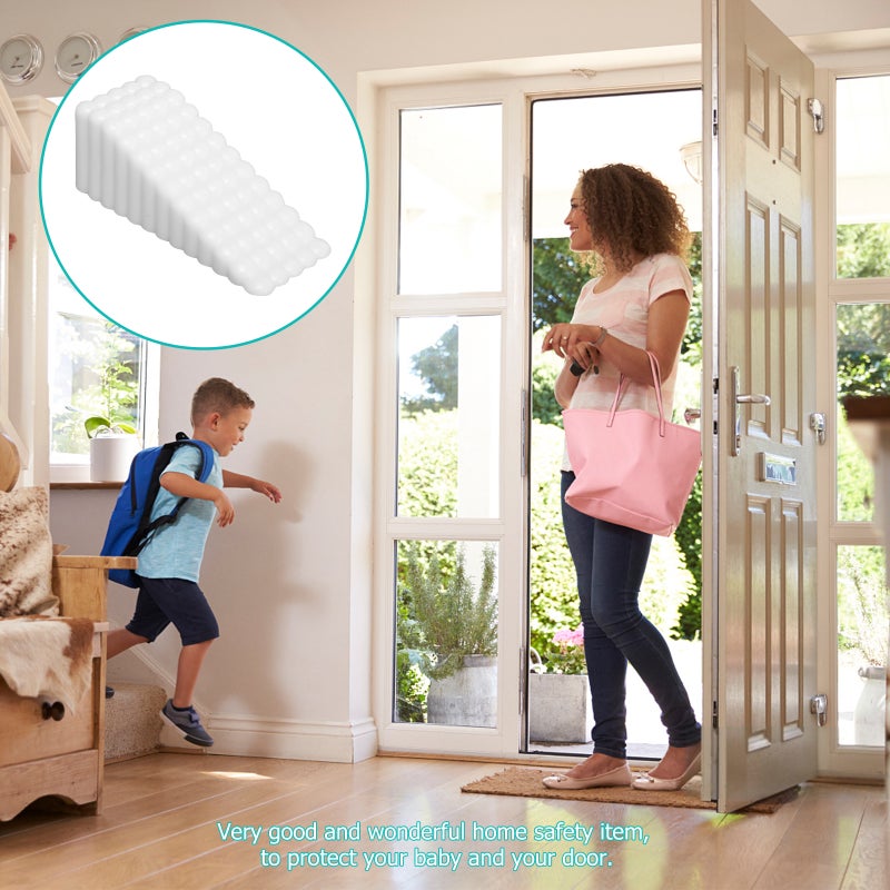 4pcs Silicone Door Stop Wedges Door Stoppers Wind-proof Door Stoppers - Image 4