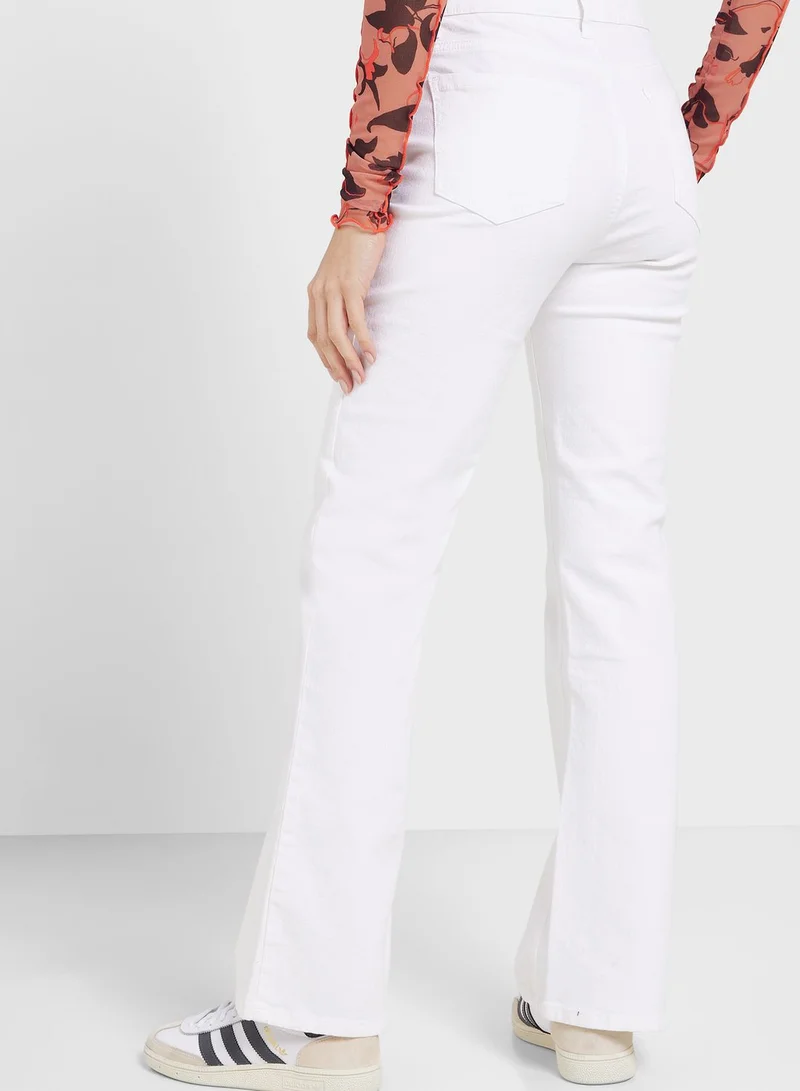 Ginger High Waist Slim Fit Flared Jeans