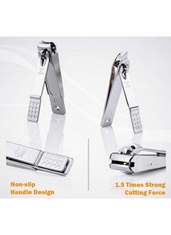Three Seven (777) Er! Mother Of Pearl Three Seven (777) Premium Quality Gift Travel Manicure Grooming Kit Nail Clipper Set (4112Mp), Made In Korea, Since 1975 (Chrome)  - Image 2
