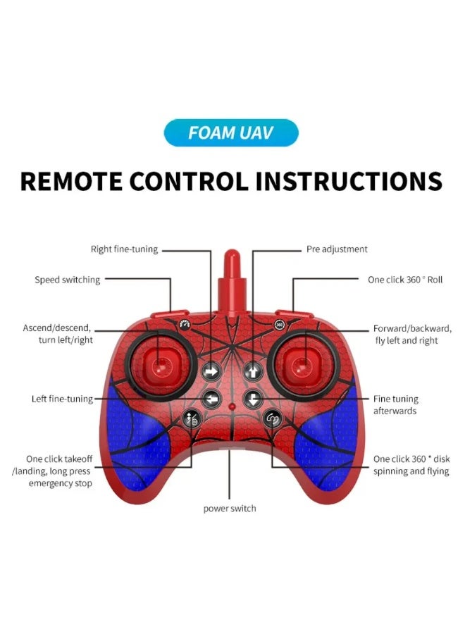 Eworld Foam Remote Control Airplane – 2.4GHz 4CH RC Stunt Plane with Cool Lights, Crash-Resistant EVA Foam, USB Rechargeable, for Kids & Adults - Image 4