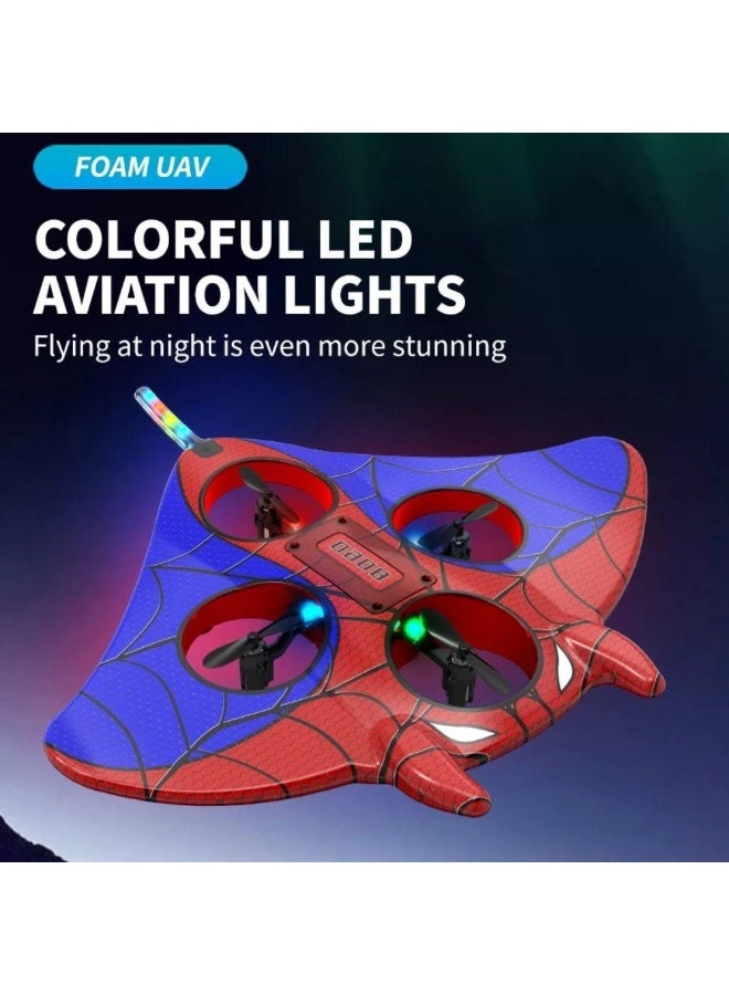 Eworld Foam Remote Control Airplane – 2.4GHz 4CH RC Stunt Plane with Cool Lights, Crash-Resistant EVA Foam, USB Rechargeable, for Kids & Adults - Image 5