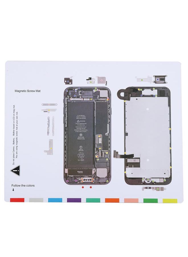 Thoraya Disassemble Screw Memory Magnetic Screw Chart Mat for iPhone 7  - Image 1