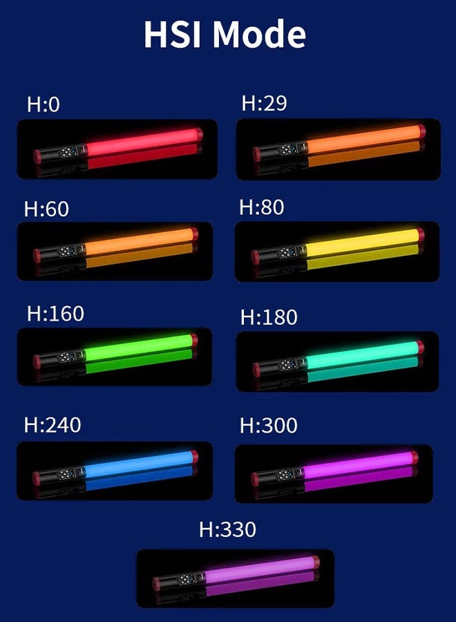 جيه ماري FM-128RGB مصباح LED محمول للتصوير الفوتوغرافي الخارجي، عصا إضاءة RGB مقاومة للماء - Image 4