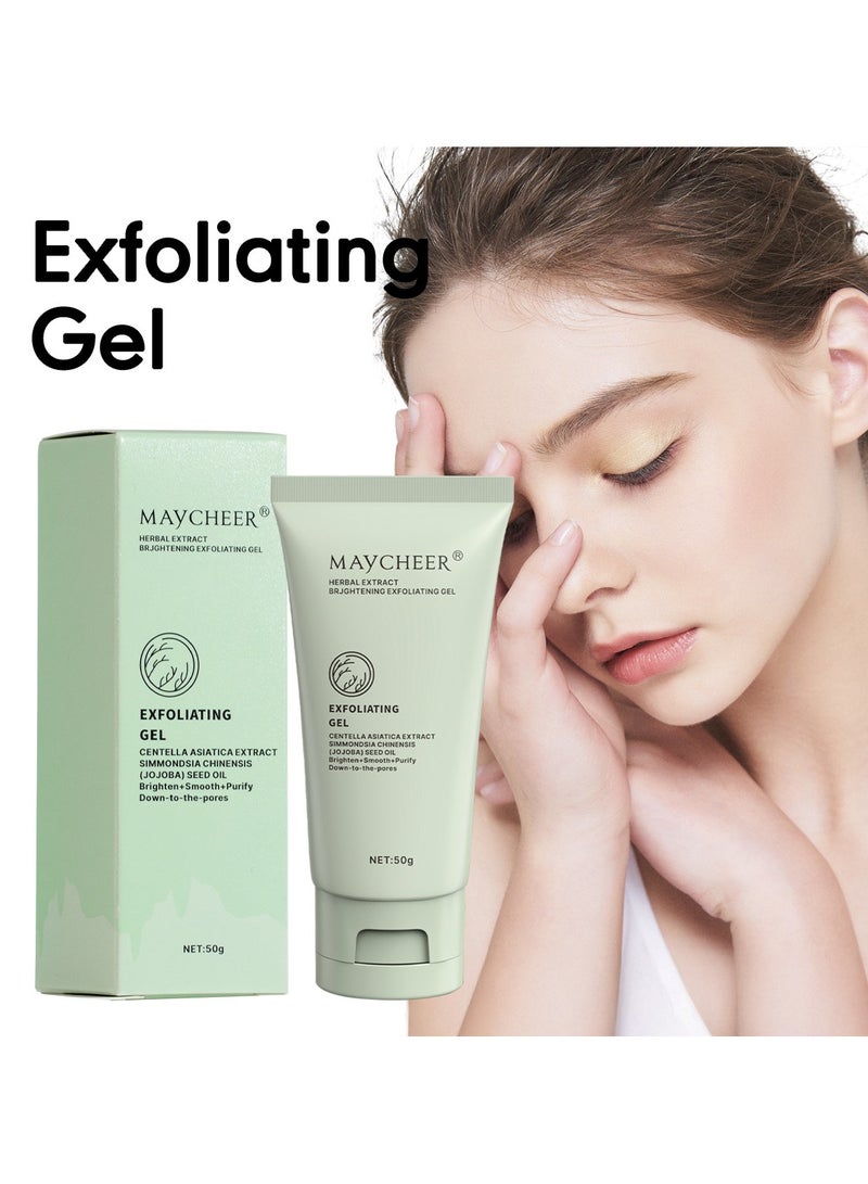 MAYCHEER Herbal Extract Exfoliating Gel, Deep Cleansing Facial 50g - Image 2