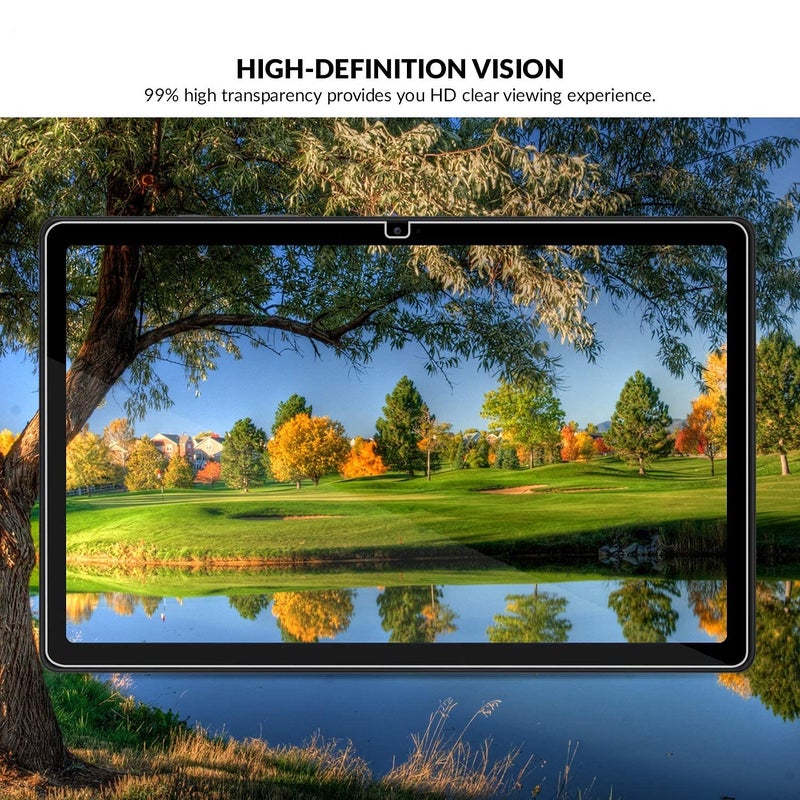 PROTECTERR 1 Pack | Screen Protector Guard for Samsung Galaxy Tab A7 10.4 inch - Ultra-Thin, HD Clear, 9H Hardness, Anti-Scratch, Bubble Free, Edge-to-Edge Easy Install (Not Tempered Glass) - Image 5