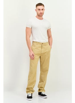 GANT Men Regular Fit Plain Straight Twill Chino Pants, Khaki  - Image 4