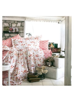 Family Bed Flat Bed sheet Set Cotton 4 pieces size 240 x 250 cm Model 154 from Family Bed  - Image 1