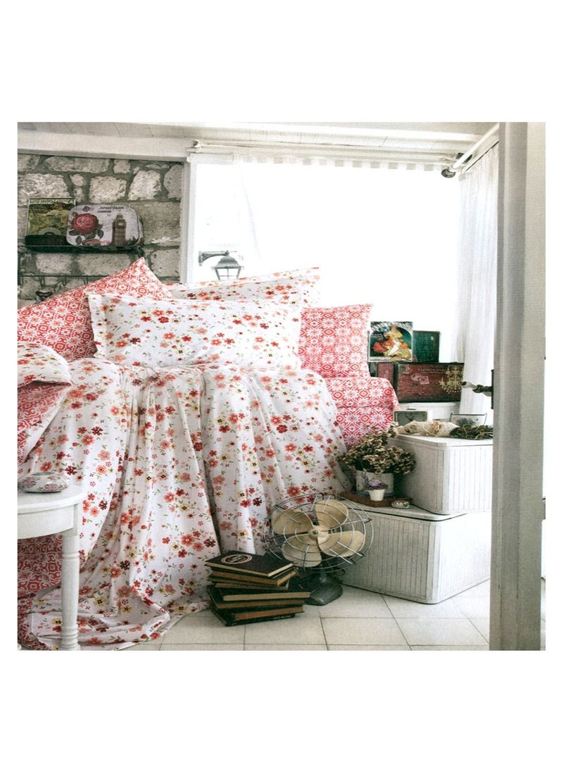 Family Bed Flat Bed sheet Set Cotton 4 pieces size 240 x 250 cm Model 154 from Family Bed  - Image 1