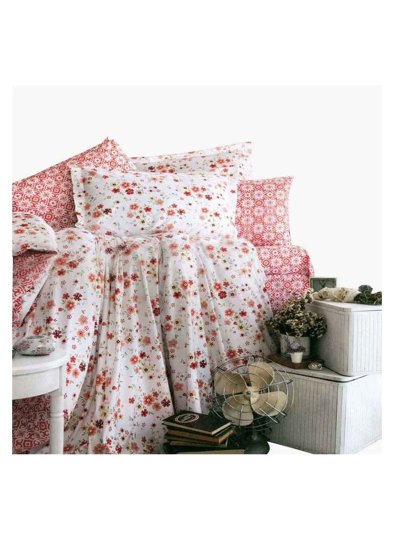 Family Bed Flat Bed sheet Set Cotton 4 pieces size 240 x 250 cm Model 154 from Family Bed  - Image 2
