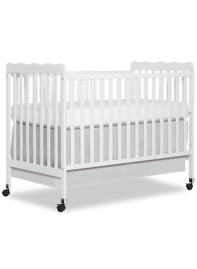 Dream On Me Carson Classic 3-in-1 Convertible Crib in White - Image 1