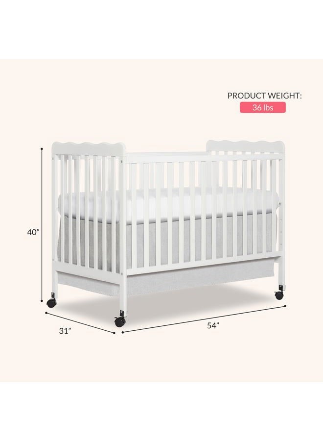 Dream On Me Carson Classic 3-in-1 Convertible Crib in White - Image 2