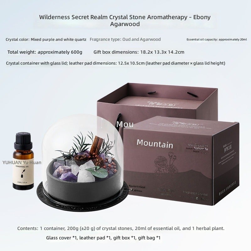 Fire-Free Aromatherapy Essential Oil Diffuser Stone - Long-Lasting Home Fragrance Gift Box