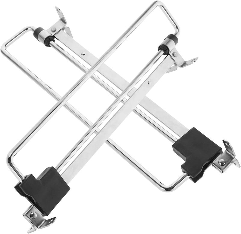 Adjustable Retractable Closet Rod 10-inch Metal Wardrobe Hanging Bar for Clothes Storage, Telescopic Closet Mounted Clothes Hanger, 2pcs for Wardrobe Organization and Garment - Image 1