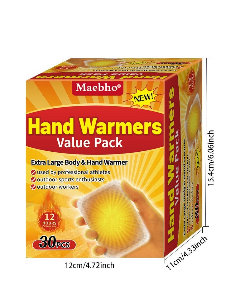 Maebho 30PCS Heating Patch, Air-Activated, Safe and Odorless, Long-lasting Constant Temperature, Suitable for Cold Weather - Image 1