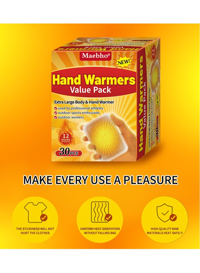 Maebho 30PCS Heating Patch, Air-Activated, Safe and Odorless, Long-lasting Constant Temperature, Suitable for Cold Weather - Image 2