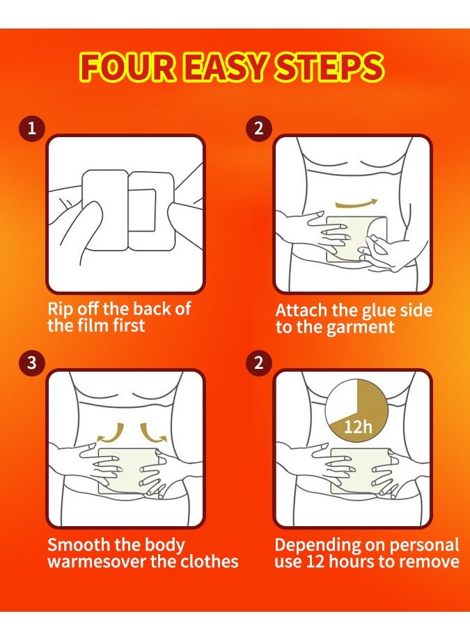 Maebho 30PCS Heating Patch, Air-Activated, Safe and Odorless, Long-lasting Constant Temperature, Suitable for Cold Weather - Image 5