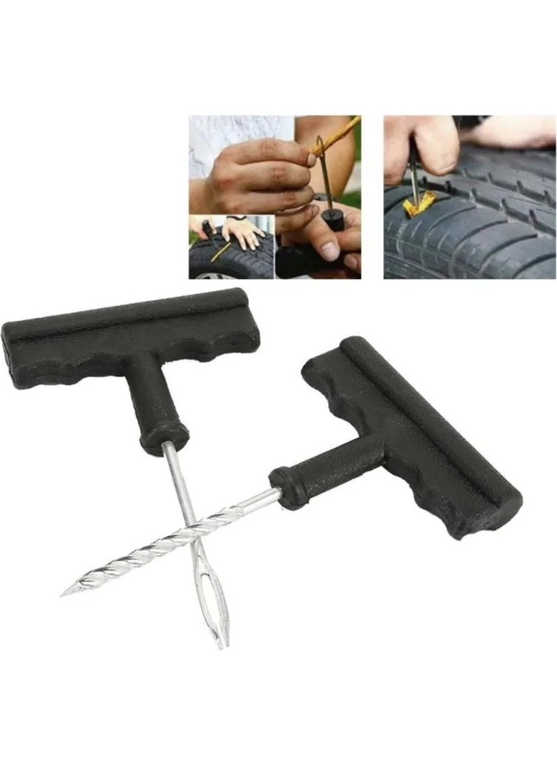 BarkoFix 7 Piece Car Motorcycle Automobile Bicycle Tire Repair Kit Set