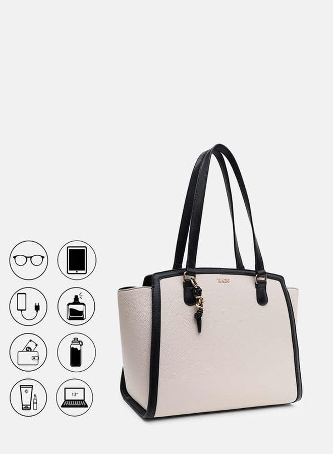 Kazo Percy Tote Bag | Off White - Image 4