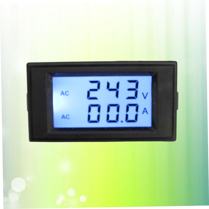 Digital Voltage Current Meter 3pcs Black Multifunctional LCD Display Easy Connect Read - Image 3