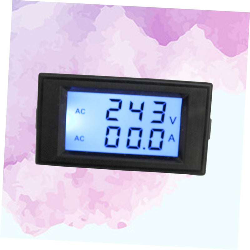 Digital Voltage Current Meter 3pcs Black Multifunctional LCD Display Easy Connect Read - Image 5