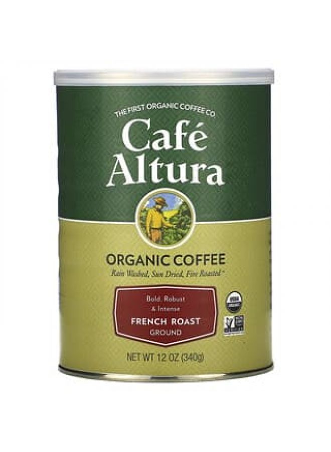 Cafe Altura Cafe Altura, Organic Coffee, French Roast, Ground, 12 oz (340 g)  - Image 3