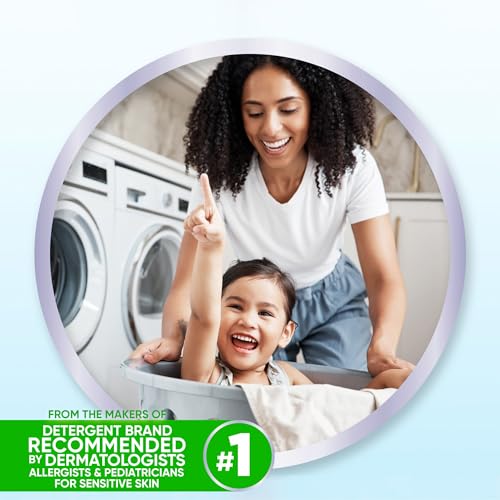 all Fabric Softener Dryer Sheets for Sensitive Skin, Free Clear, 195 Count - Image 4