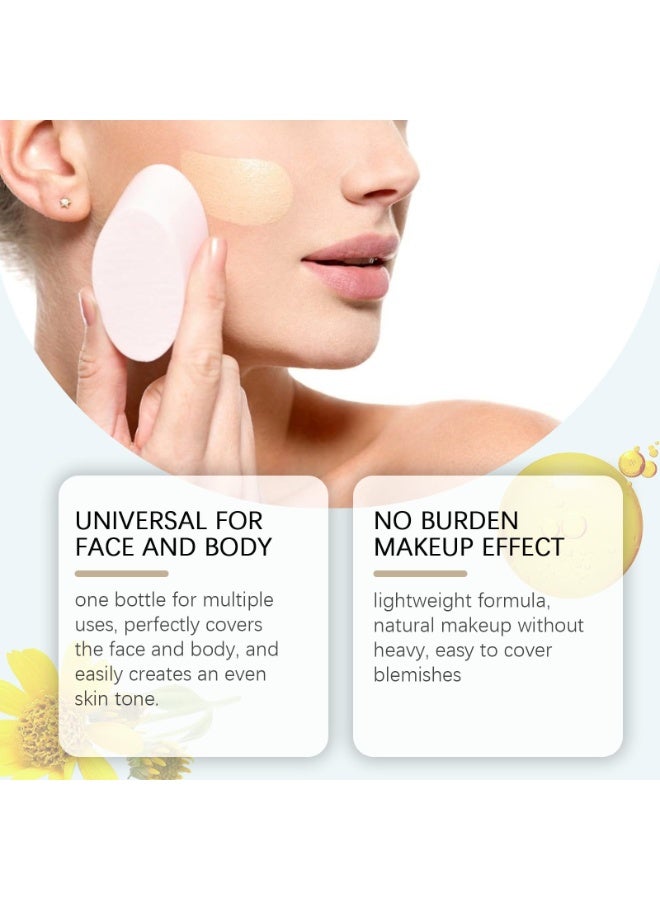 EELHOE 2 Pcs Supreme Cream Body Perfector, Supreme Cream All Over Complexion Perfector, Long Lasting CC Foundation, Waterproof and Transfer Resistant Skin Tint - Image 5