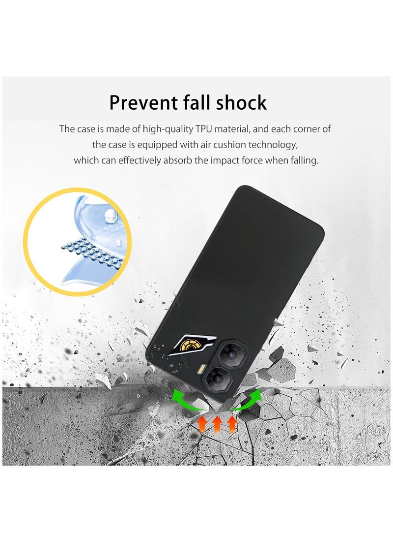 Fankalo غطاء هاتف محمول ZTE nubia Neo 3 5G من مادة TPU بتصميم ماتي - Image 3