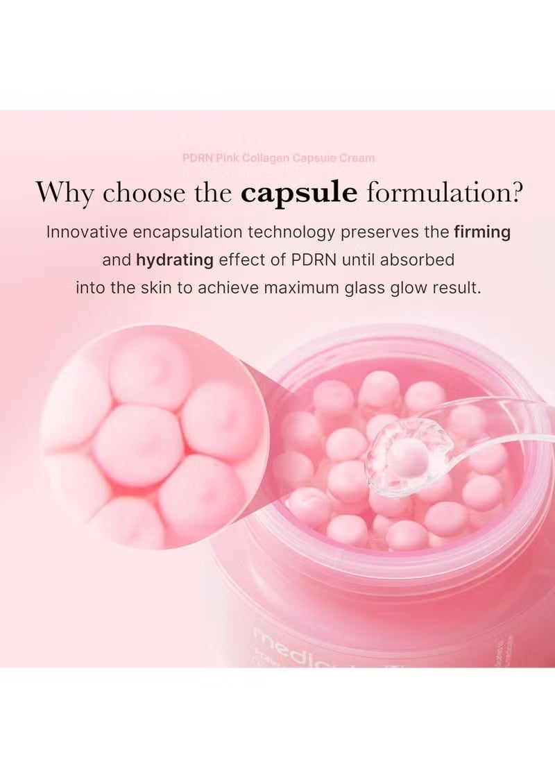 ميديكيوب كريم كبسولات الكولاجين الوردي من ميديكيوب، حمض السلمون، PDRN، 55 جم + كريم كبسولات النياسيناميد من ميديكيوب، TXA، 55 جم + كريم كبسولات فيتامين سي العميق، تركيز عالٍ من فيتامين سي، 55 جم + كريم كبسولات مرطب بحمض الهيالورونيك، 55 جم - Image 5