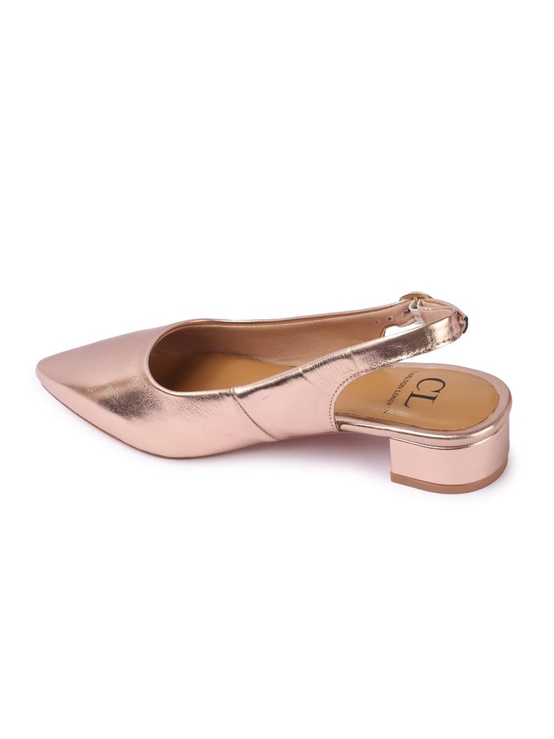 Carlton London Women Shoes,Rose Gold,UK-7 - Image 5