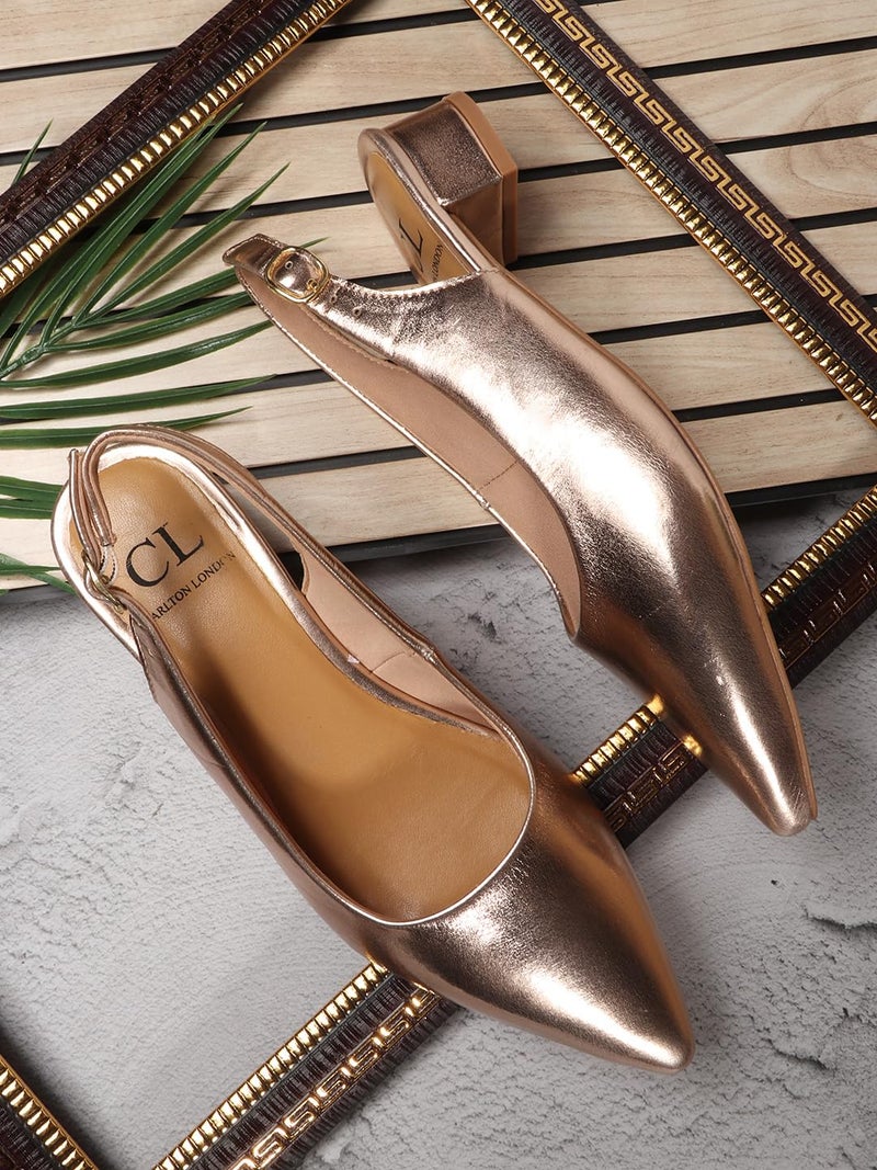 Carlton London Women Shoes,Rose Gold,UK-7 - Image 4