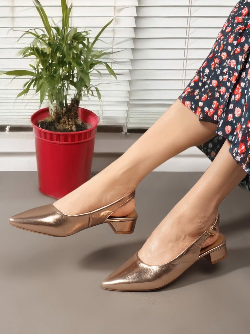 Carlton London Women Shoes,Rose Gold,UK-7 - Image 2