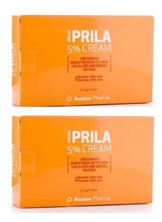 Pack Of 2- Prila 5% Local Anesthetic Cream 5X5 Gm 1 Kit - pzsku/ZBCEB11F31E9662B6AB90Z/45/_/1682946553/15e6c515-52bc-4902-81f5-09cd17ed5f05