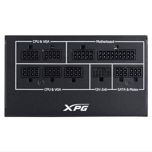 XPG CORE Reactor II VE 650W, Black, 80 Plus Gold PSU, FDB 120mm Fan, 140x150x86mm, ATX 3.1 / EPS v2.92 - Image 4