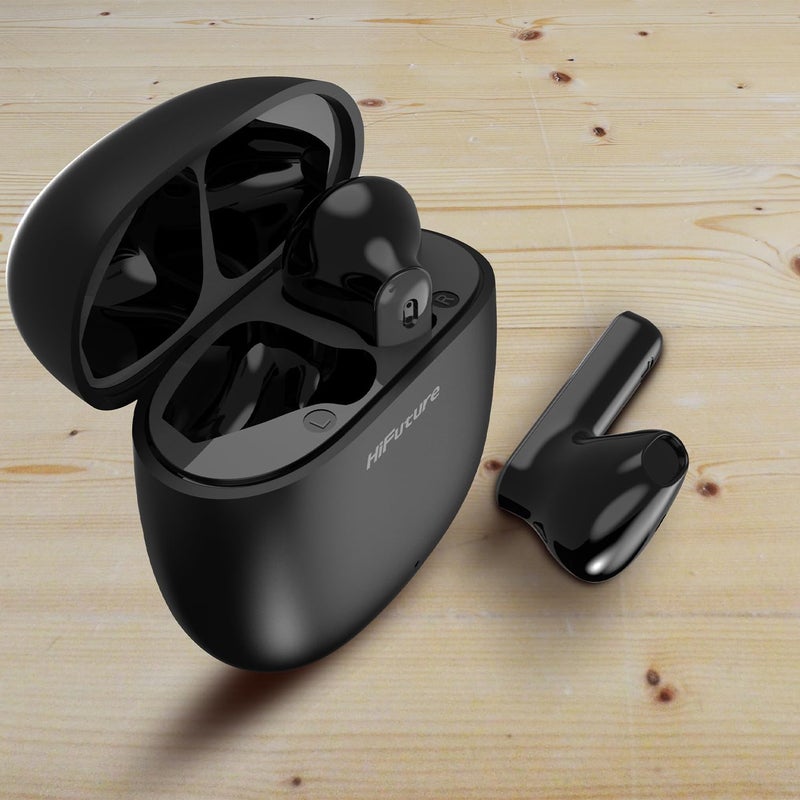 هاي فيوتشر سماعة Hifuture Colorbuds2 اللاسلكية الحقيقية - أسود - Image 2